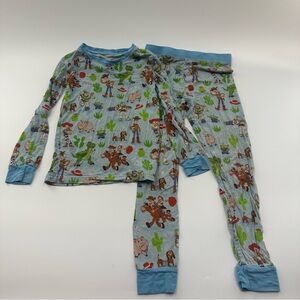Little Sleepies Blue Toy Story Kids Pajama Set